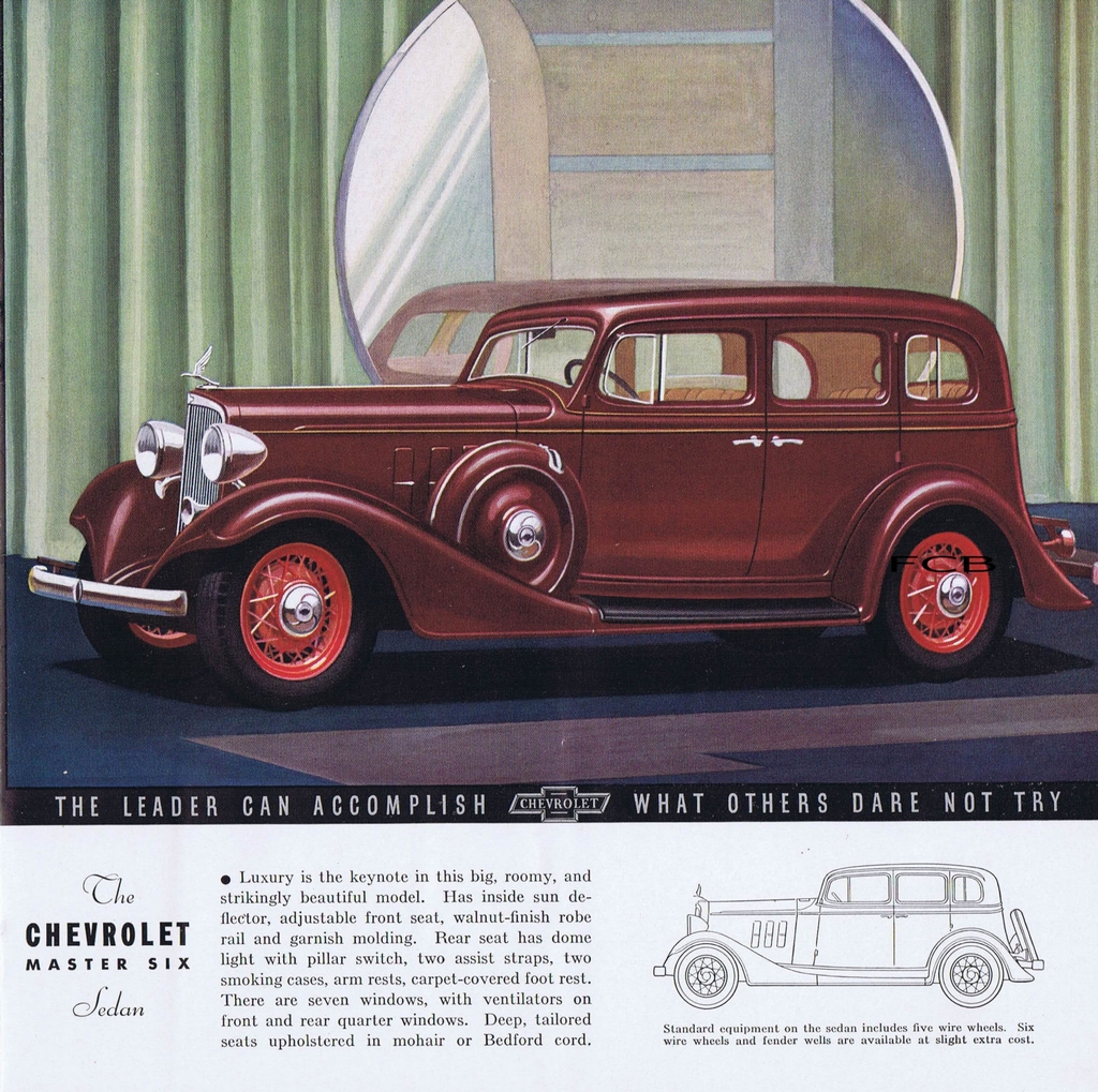 1933 Chevrolet Full-Line Brochure Page 10